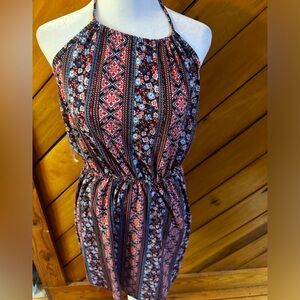 Red , white, and blue halter style dress